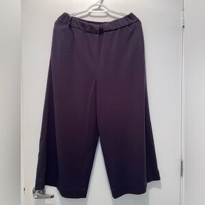 Short high-waited palazzo pants culottes